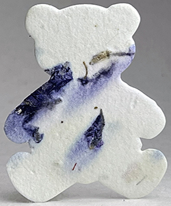 4s purple petal seed paper bear shape