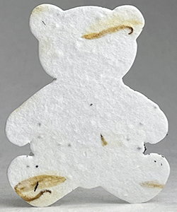 6s marigold seed paper bear shape