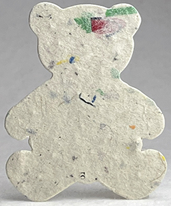 47s junk mail seed paper bear shape