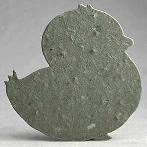 14s green seed paper chick shape