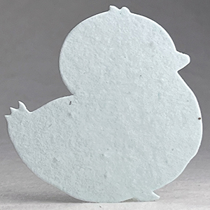 21s light blue seed paper chick shape