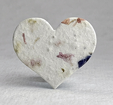 seed paper hearts