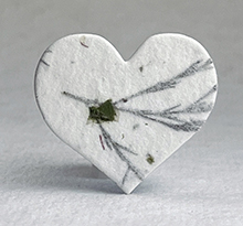 seed paper hearts