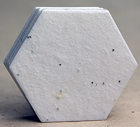 10s white seed paper seed paper hexagon shape