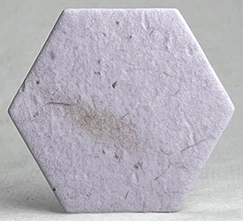 27s lavender buds lotka recycled fiber hexagon shape