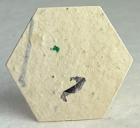 47s junk mail lotka recycled fiber hexagon shape