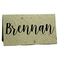 seed paper place card