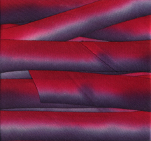 silk dyed ribbon 072 Red Purple