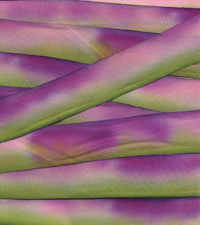 silk dyed ribbon 081 Green Lavender