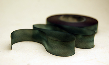 silk dyed ribbon blend 087 grey